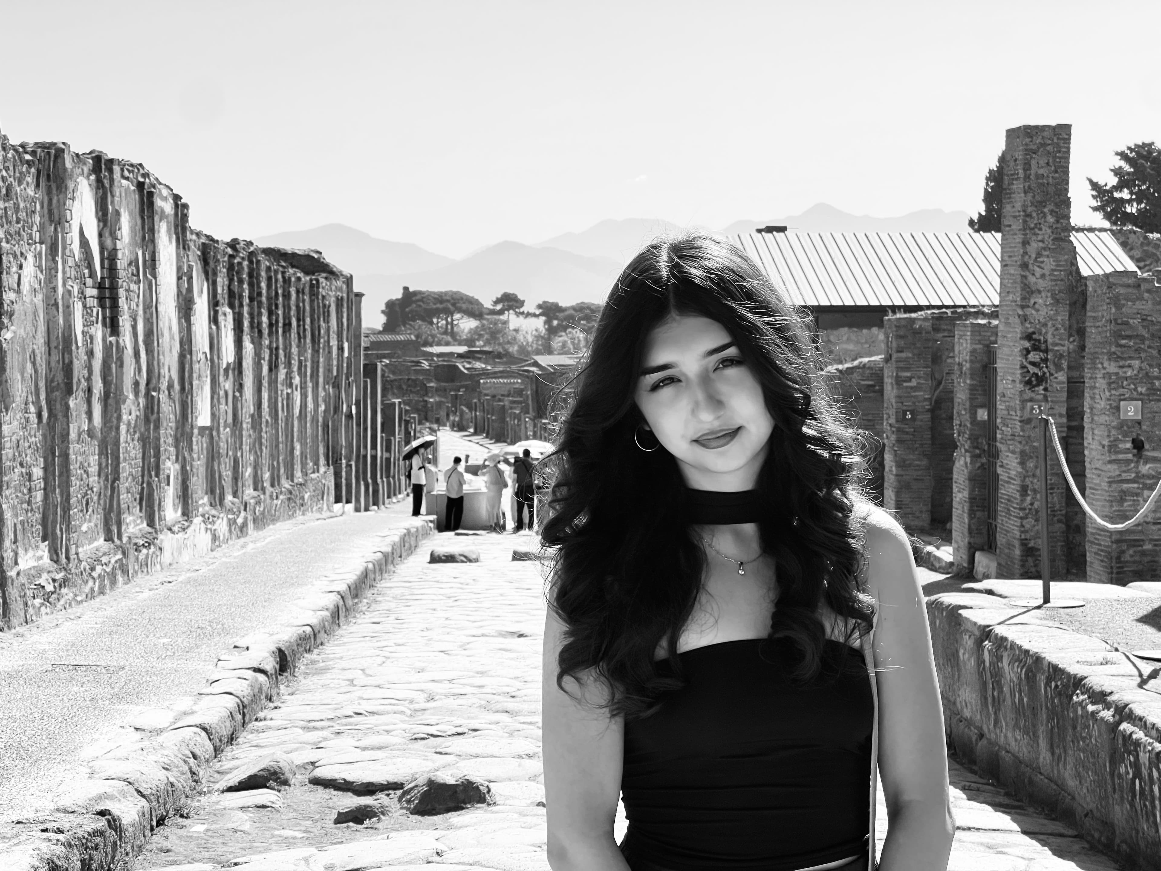 Travel scrapbook snapshot of Otilia Balan